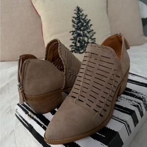Dolce Vita Taupe Ankle Booties
